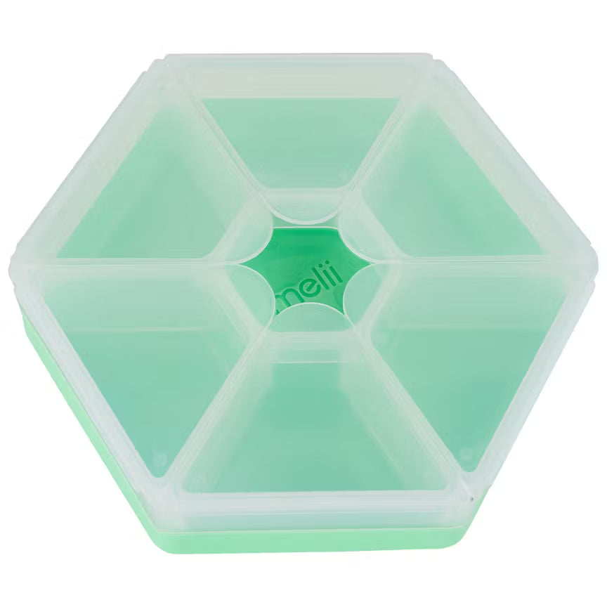 Melii Hexagon Snackle Box - Mint