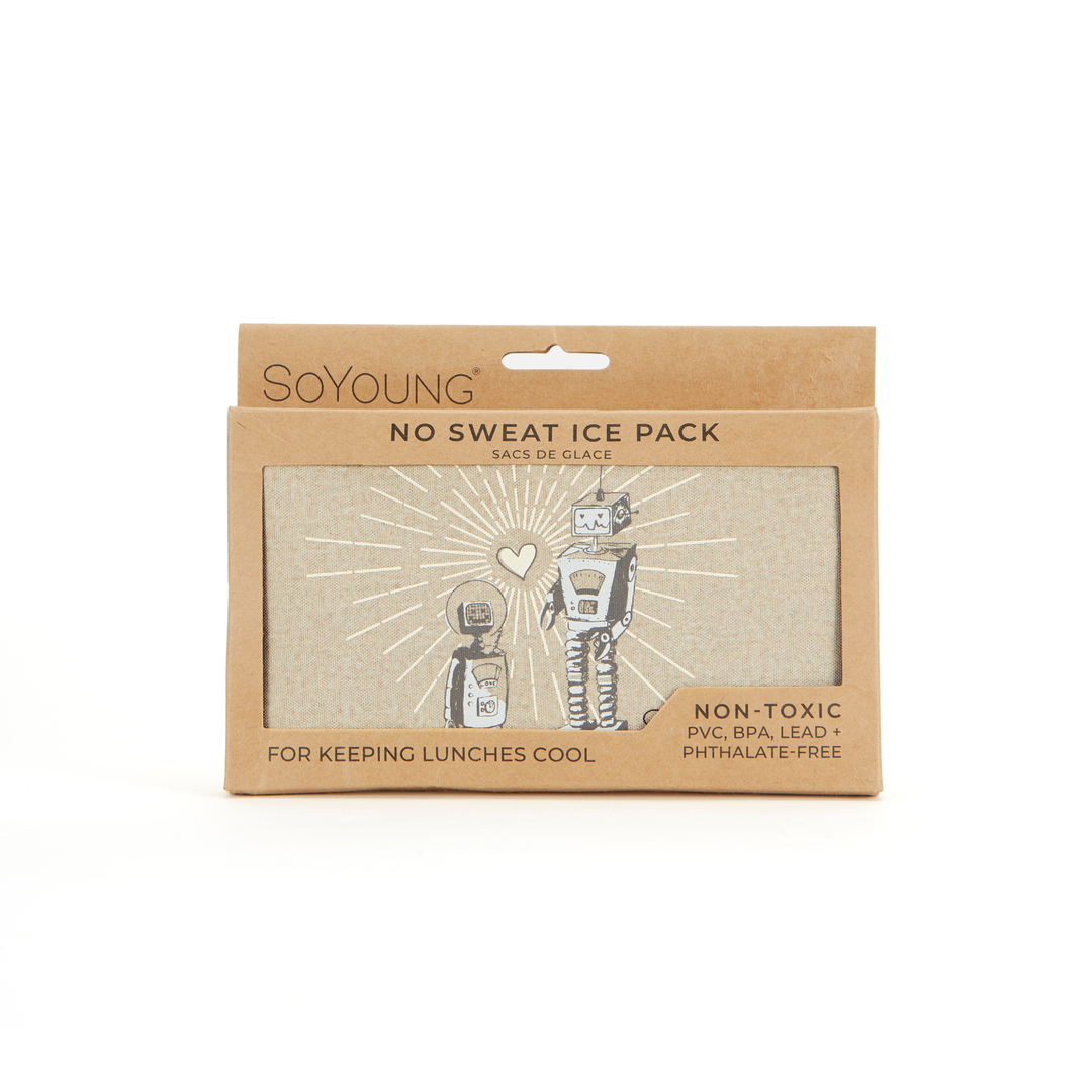 SoYoung Backpack, Lunch Bag & Ice Brick Bundle  - Robot Playdate