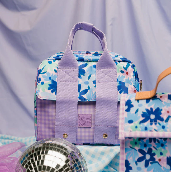 The Somewhere Co. Lunch Tote - Blue Meadow