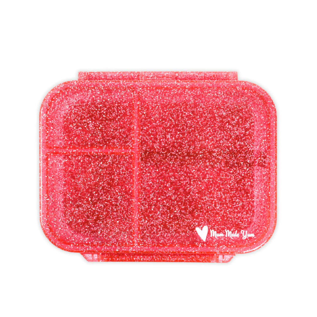 Mum Made Yum MINI Snack Bento Lunch Box - Sparkle Pink