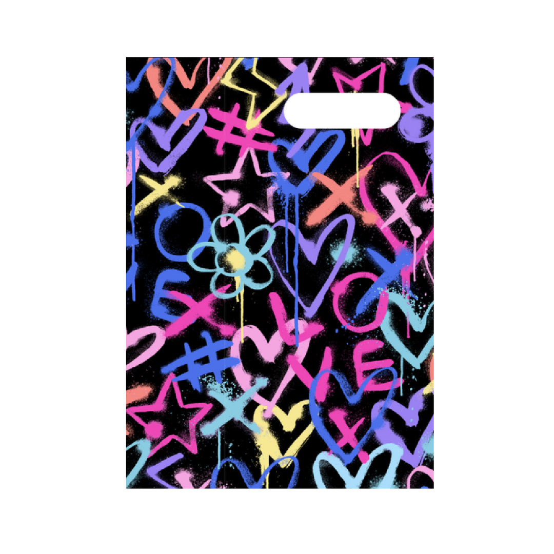 Spencil Book Cover - A4 Book - Hearts & Crosses