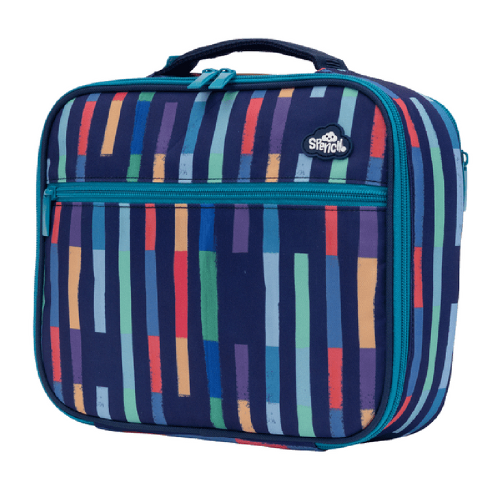 Spencil BIG Cooler Lunch Bag + Chill Pack - Bright Stripes