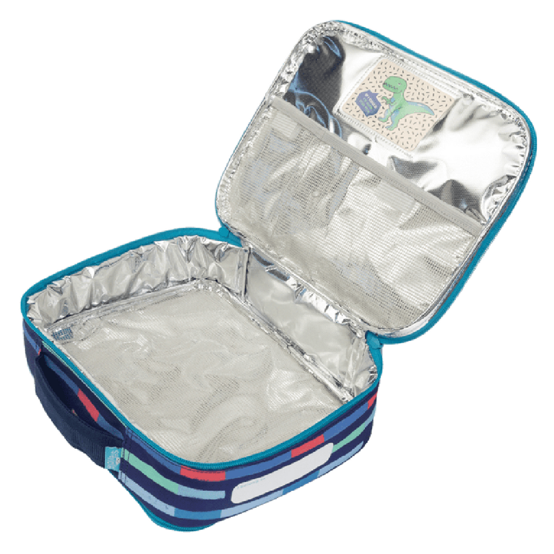 Spencil BIG Cooler Lunch Bag + Chill Pack - Bright Stripes