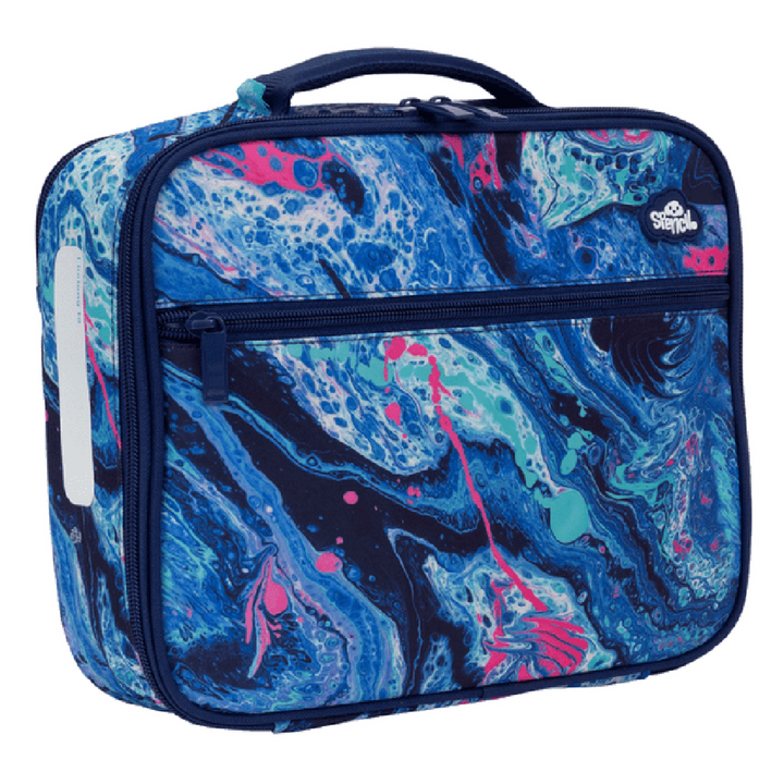 Spencil BIG Cooler Lunch Bag + Chill Pack - Liquid Marble