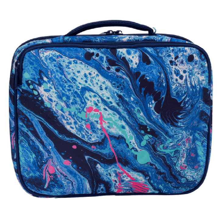 Spencil BIG Cooler Lunch Bag + Chill Pack - Liquid Marble