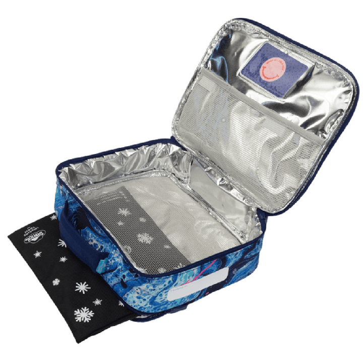 Spencil BIG Cooler Lunch Bag + Chill Pack - Liquid Marble