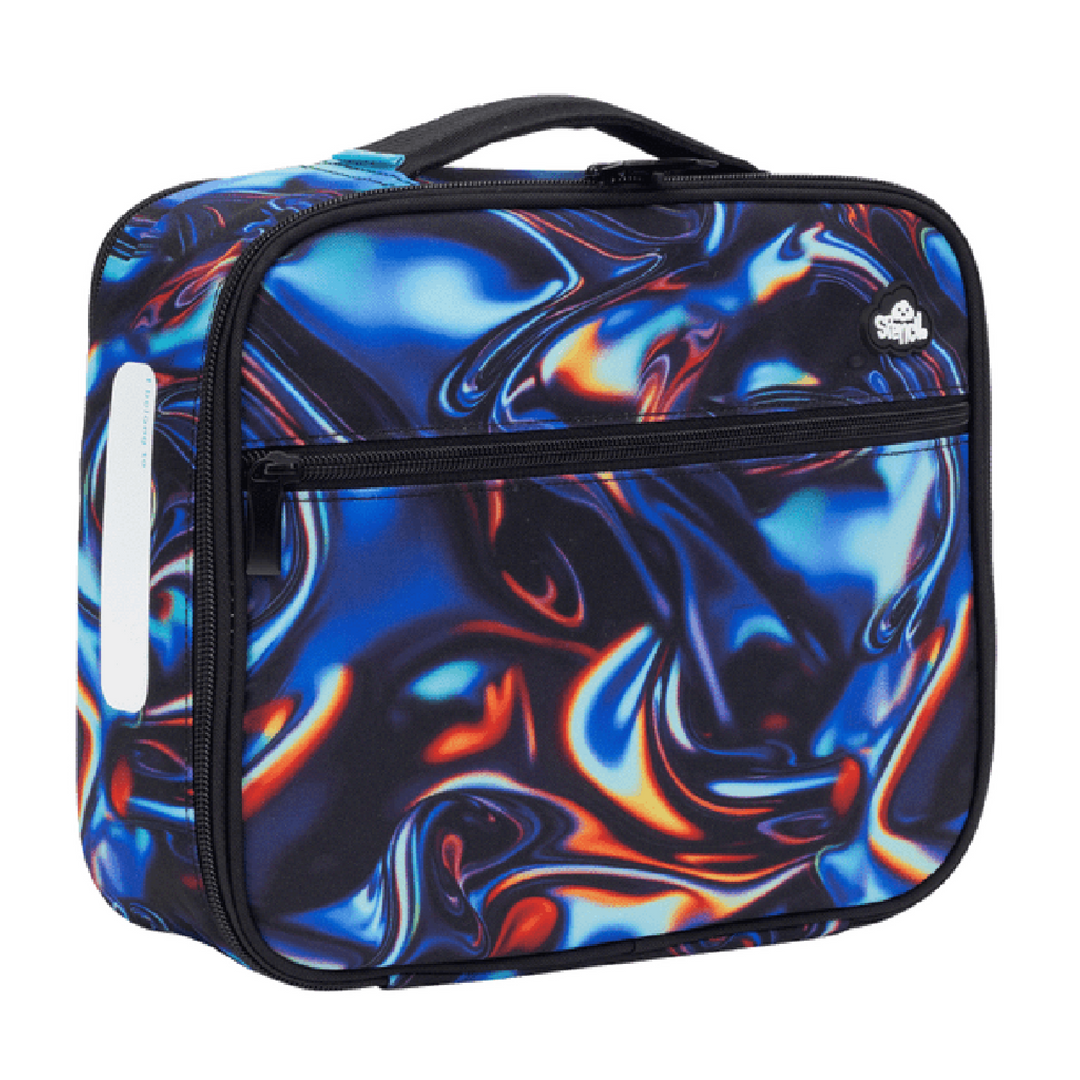 Spencil BIG Cooler Lunch Bag + Chill Pack - Metallic Waves