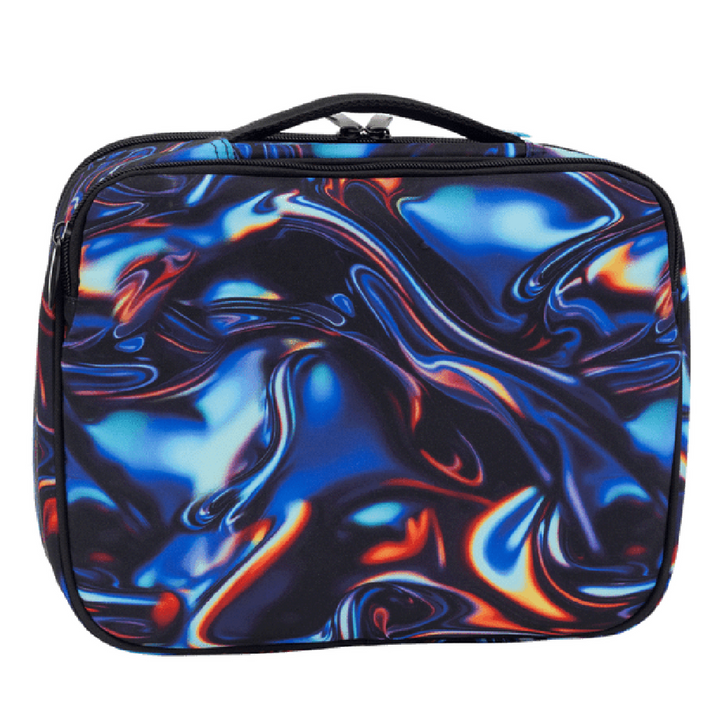 Spencil BIG Cooler Lunch Bag + Chill Pack - Metallic Waves