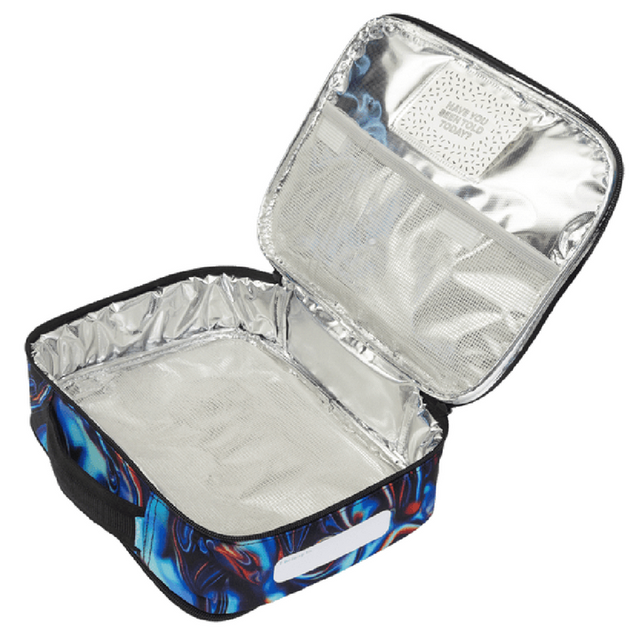 Spencil BIG Cooler Lunch Bag + Chill Pack - Metallic Waves