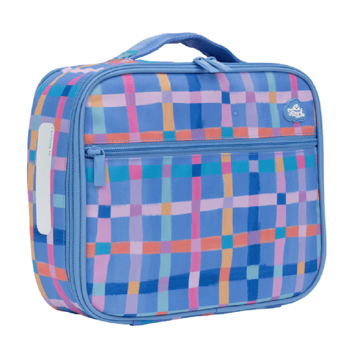 Spencil BIG Cooler Lunch Bag + Chill Pack - Pastel Plaid