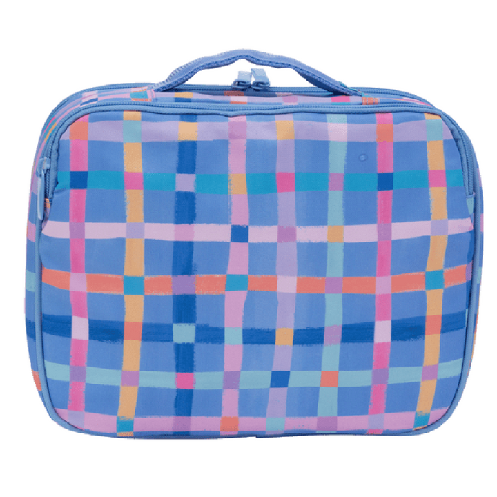 Spencil BIG Cooler Lunch Bag + Chill Pack - Pastel Plaid