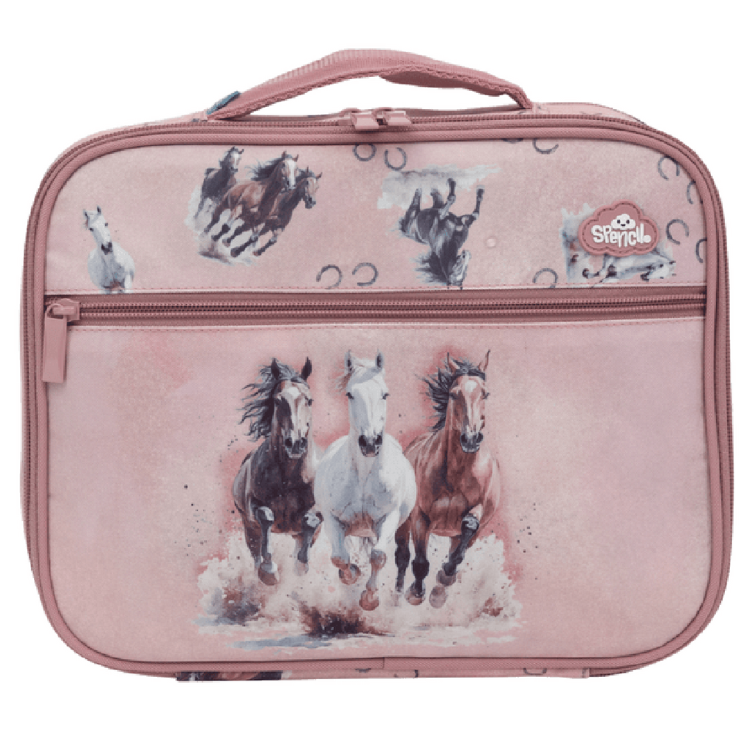 Spencil BIG Cooler Lunch Bag + Chill Pack - Wild Horses