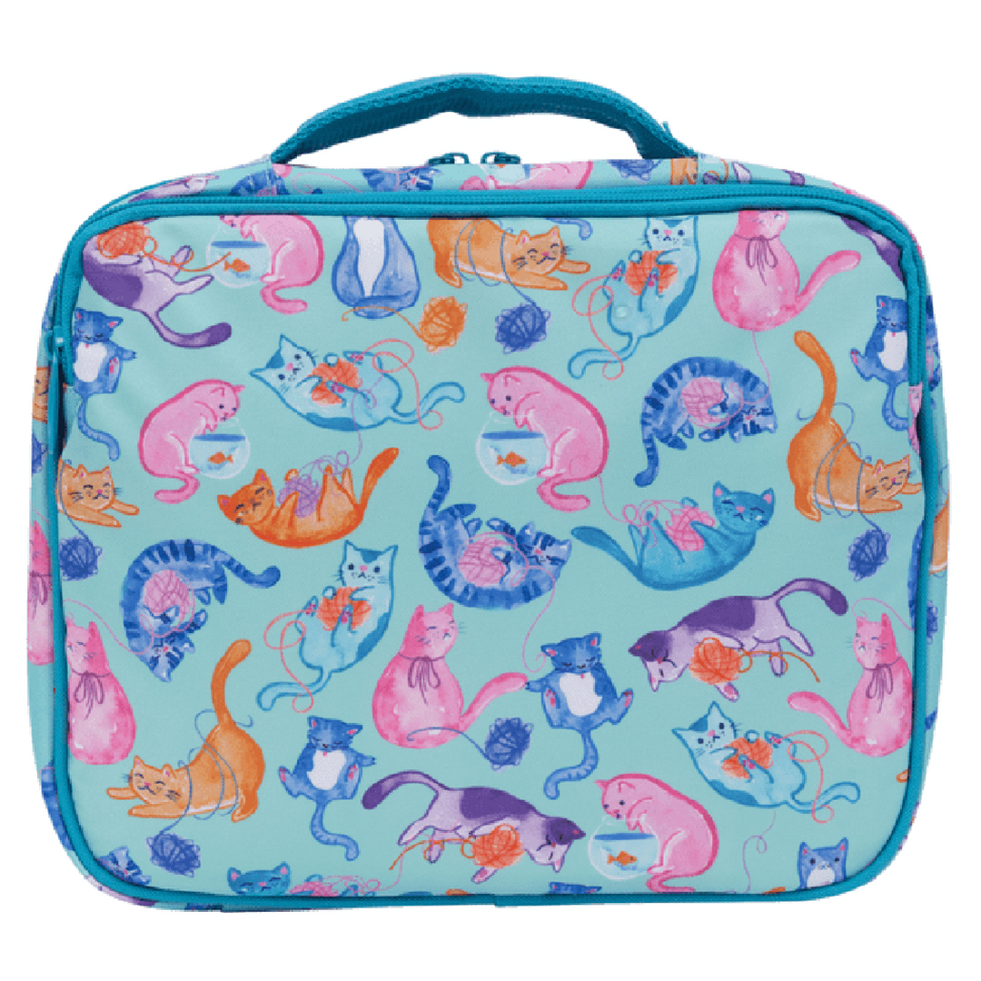 Spencil BIG Cooler Lunch Bag + Chill Pack - Crazy Cats