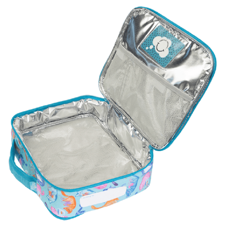 Spencil BIG Cooler Lunch Bag + Chill Pack - Crazy Cats