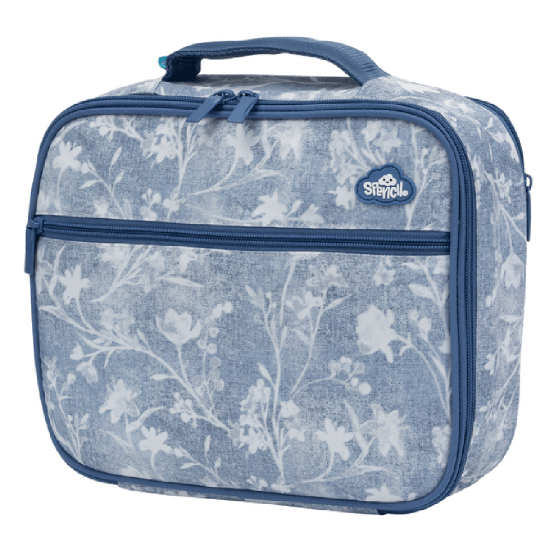 Spencil BIG Cooler Lunch Bag + Chill Pack - Denim Daze