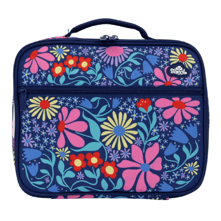 Spencil BIG Cooler Lunch Bag + Chill Pack - Flower Fun