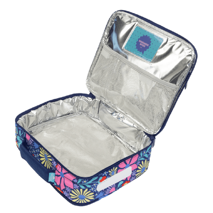 Spencil BIG Cooler Lunch Bag + Chill Pack - Flower Fun