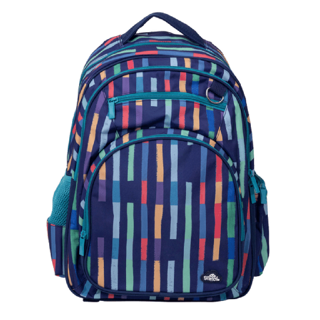 Spencil Big Kids Backpack - Bright Stripes