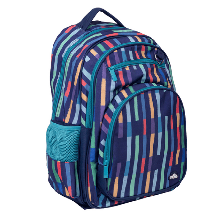 Spencil Big Kids Backpack - Bright Stripes