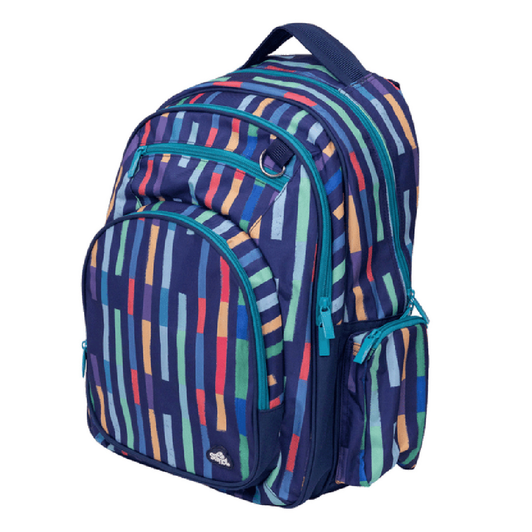 Spencil Big Kids Backpack - Bright Stripes