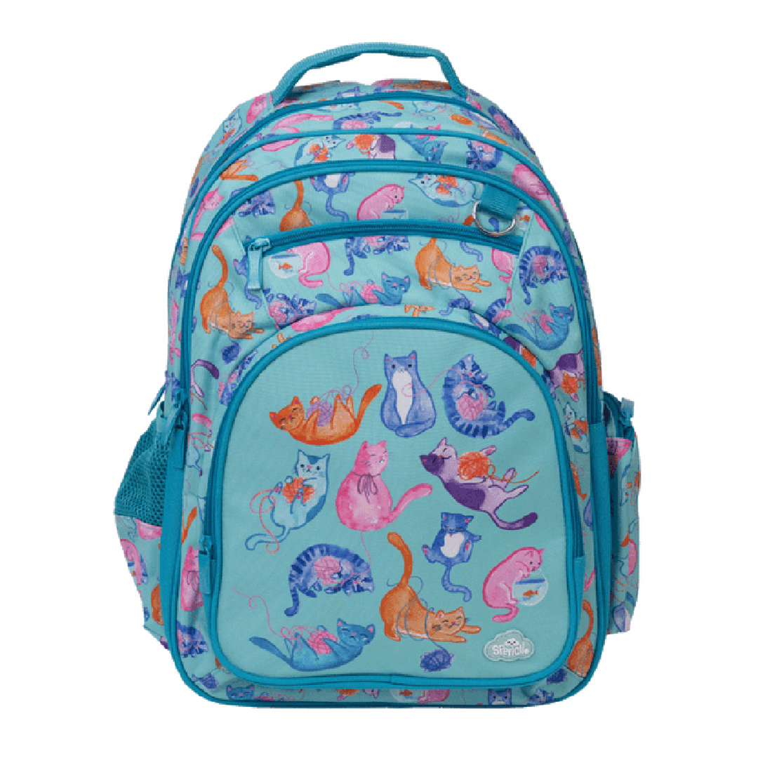Spencil Big Kids Backpack - Crazy Cats