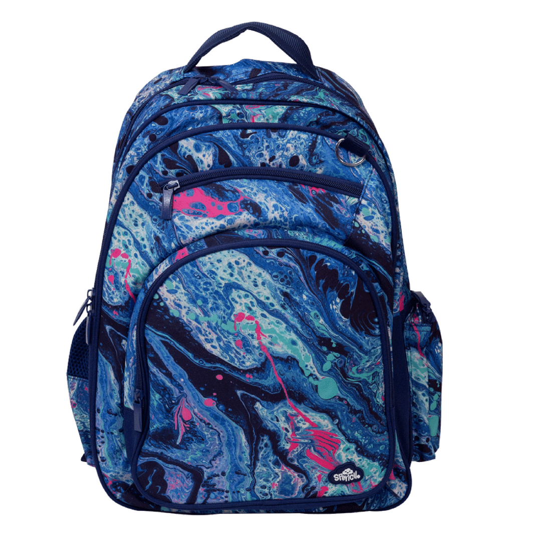 Spencil Big Kids Backpack - Liquid Marble