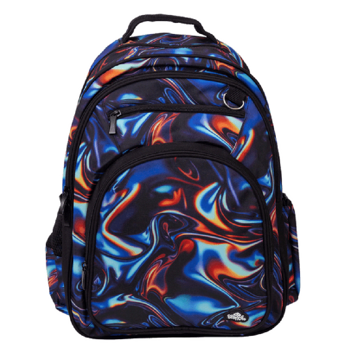 Spencil Big Kids Backpack - Metallic Waves