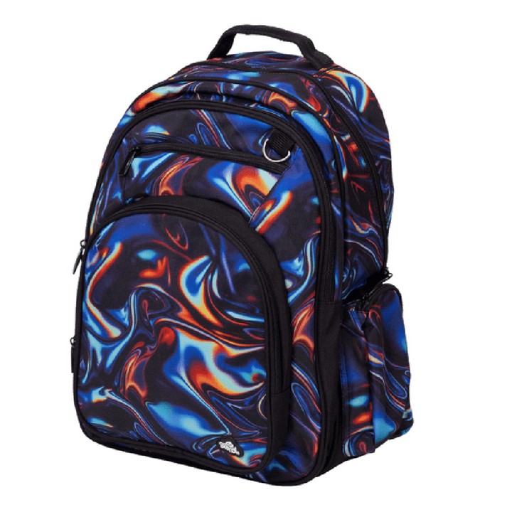 Spencil Big Kids Backpack - Metallic Waves