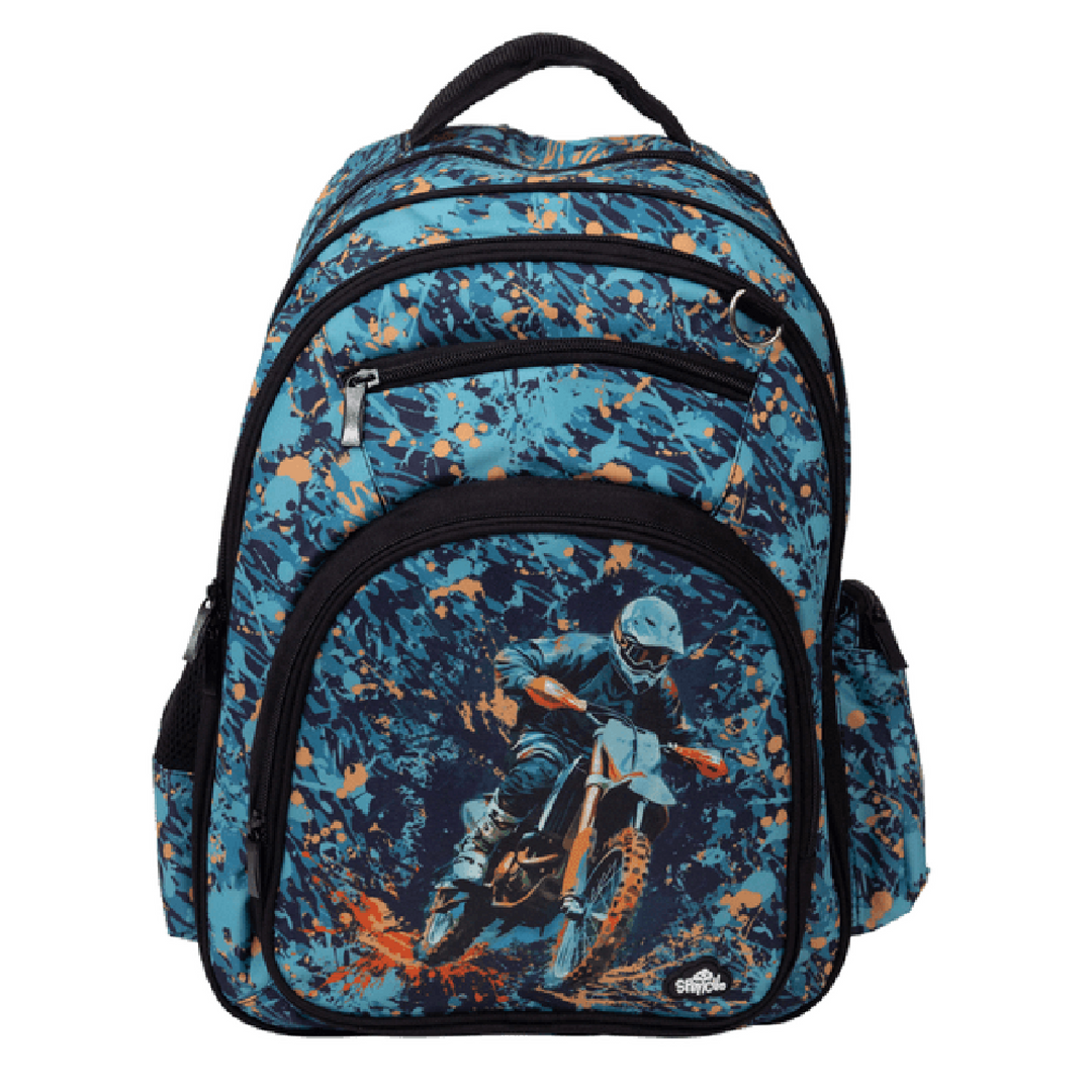 Spencil Big Kids Backpack - Moto Camo Trax