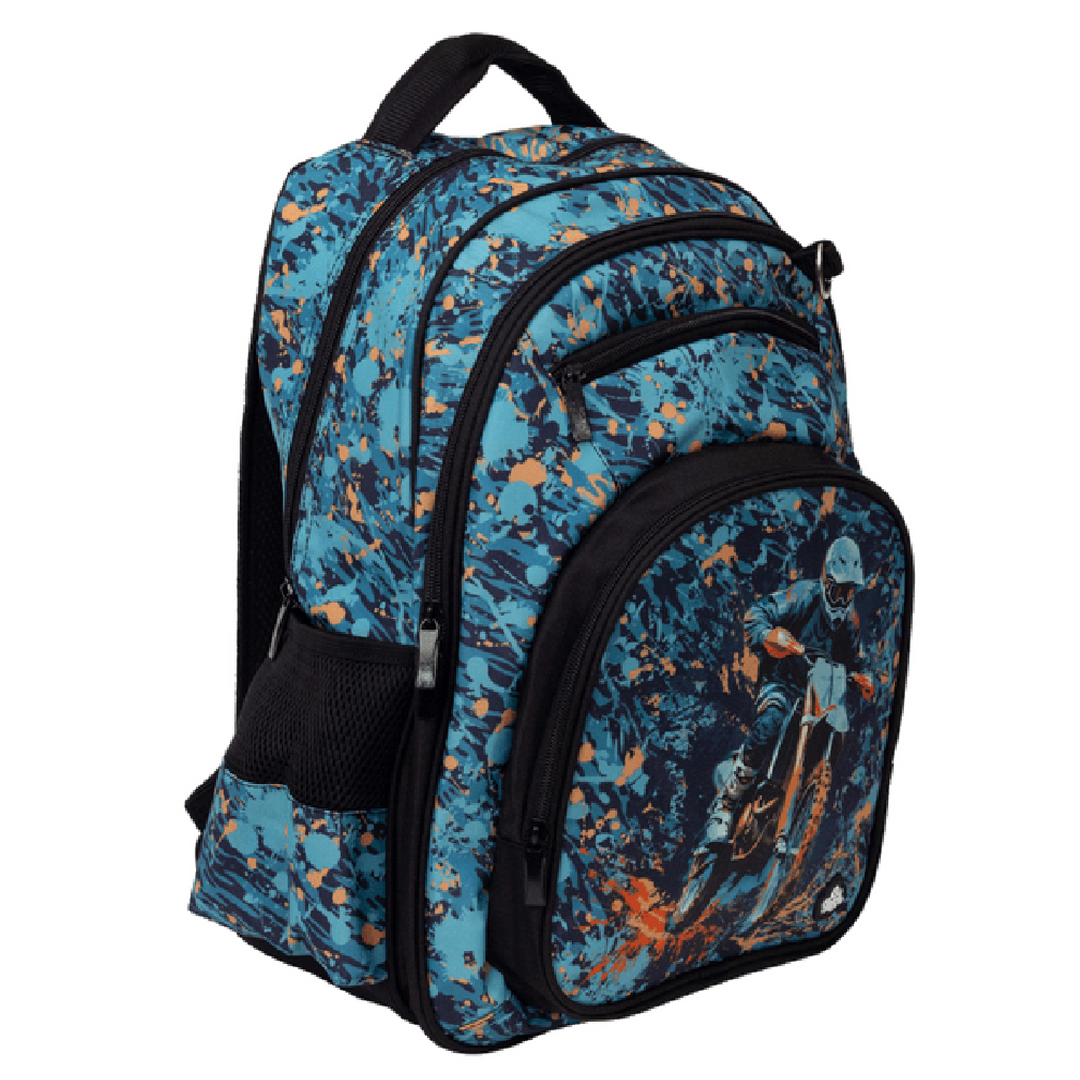 Spencil Big Kids Backpack - Moto Camo Trax