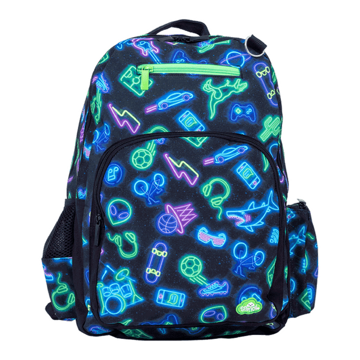 Spencil Big Kids Backpack - Neon Life