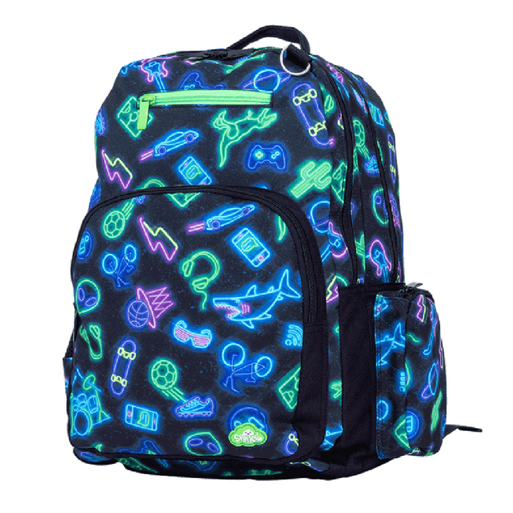 Spencil Big Kids Backpack - Neon Life