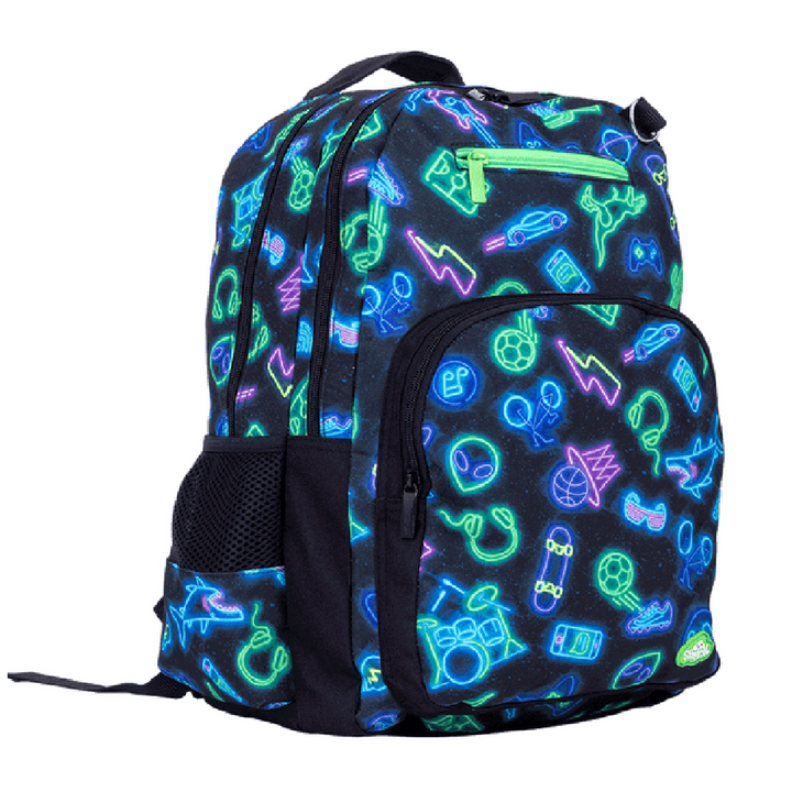 Spencil Big Kids Backpack - Neon Life