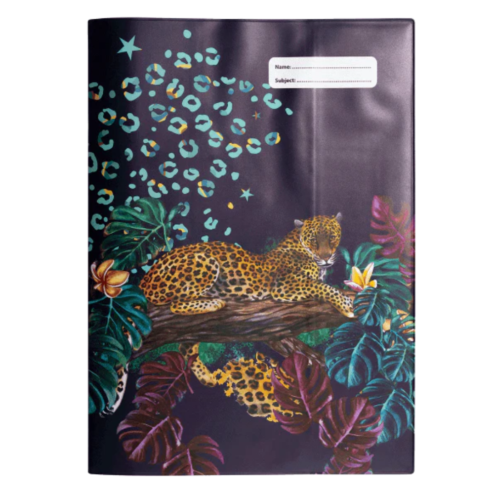 Spencil Book Cover - Scrapbook - Leopard Queen