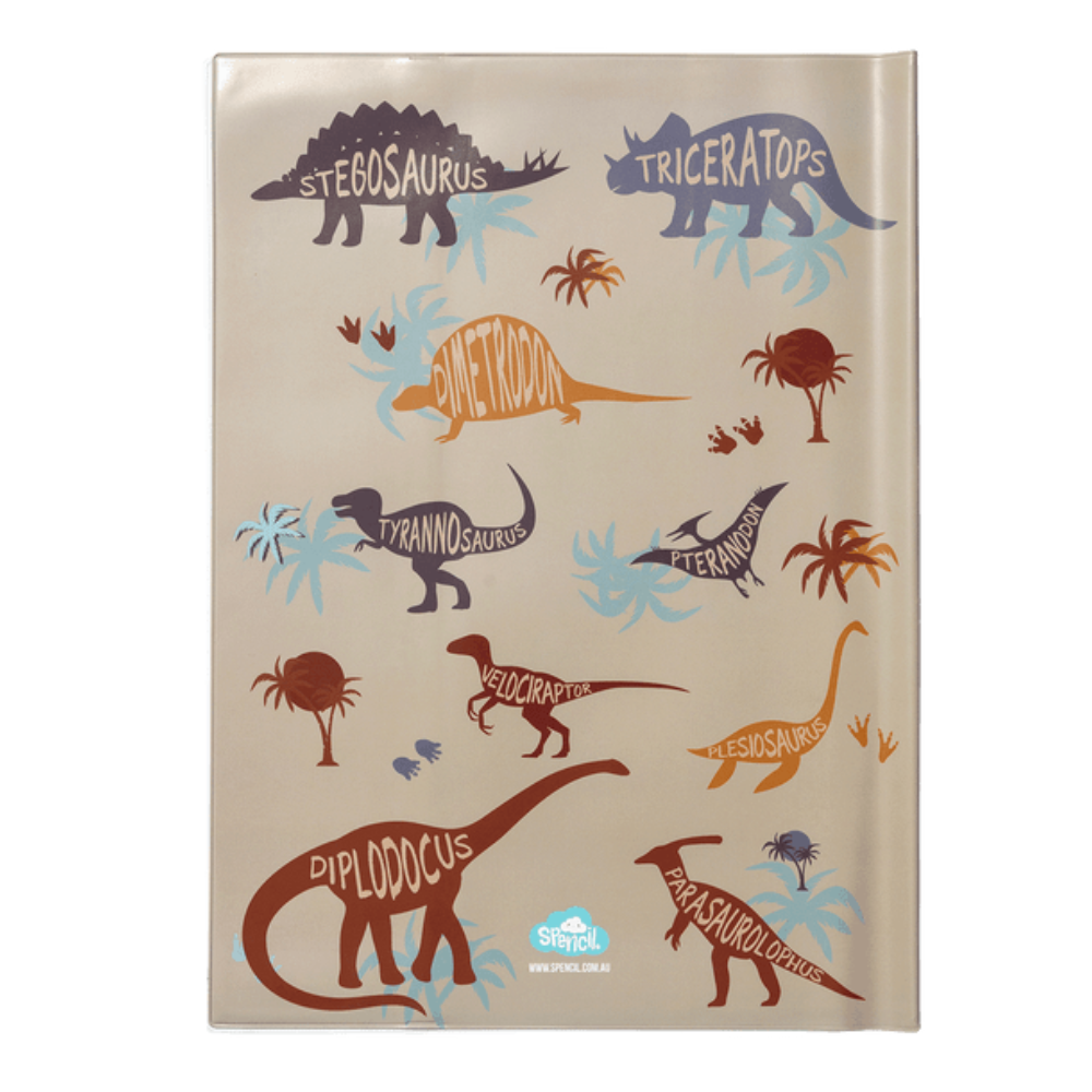 Spencil Book Cover - Scrapbook - Kidosaurus