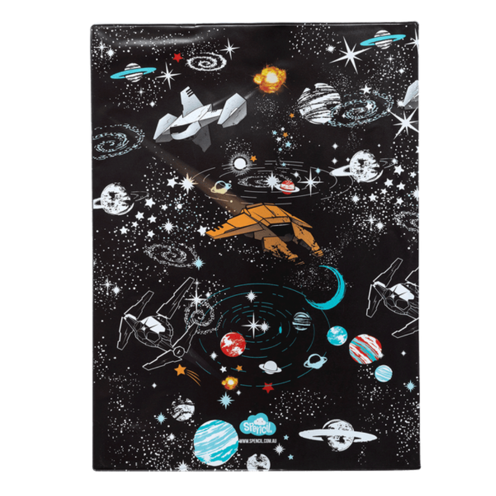 Spencil Book Cover - Scrapbook - Space Adventure