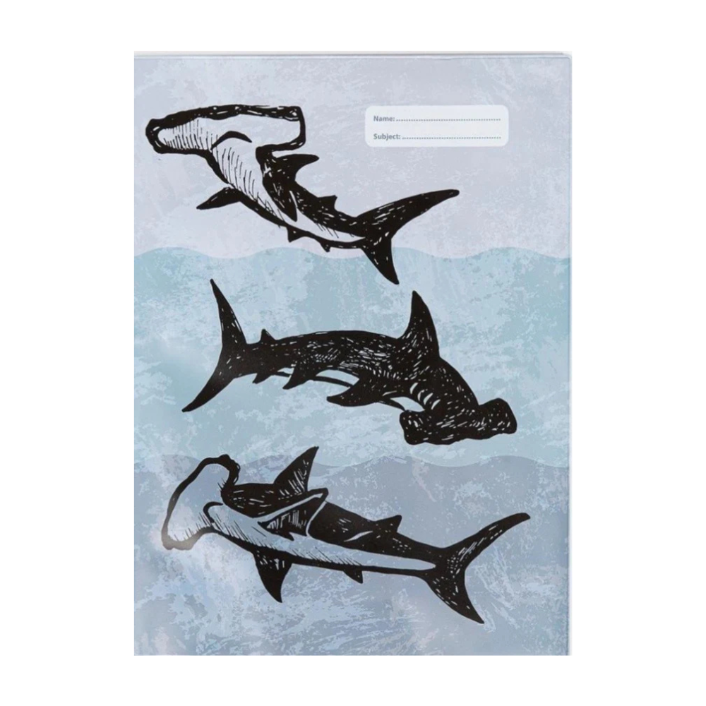 Spencil Book Cover - Scrapbook - Hammer Time Sharks