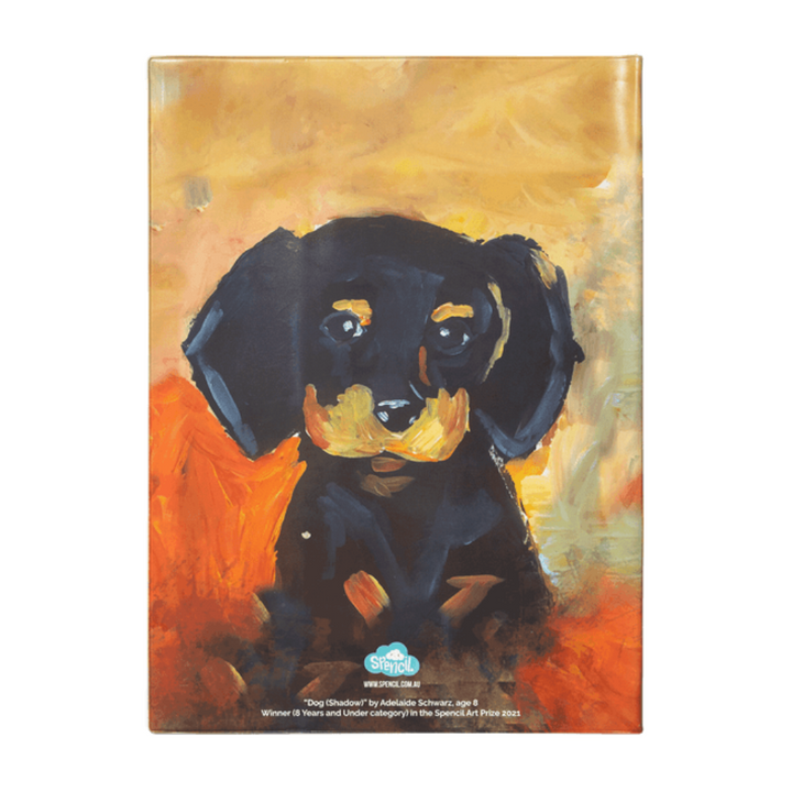 Spencil Book Cover - Scrapbook - Shadow Puppy