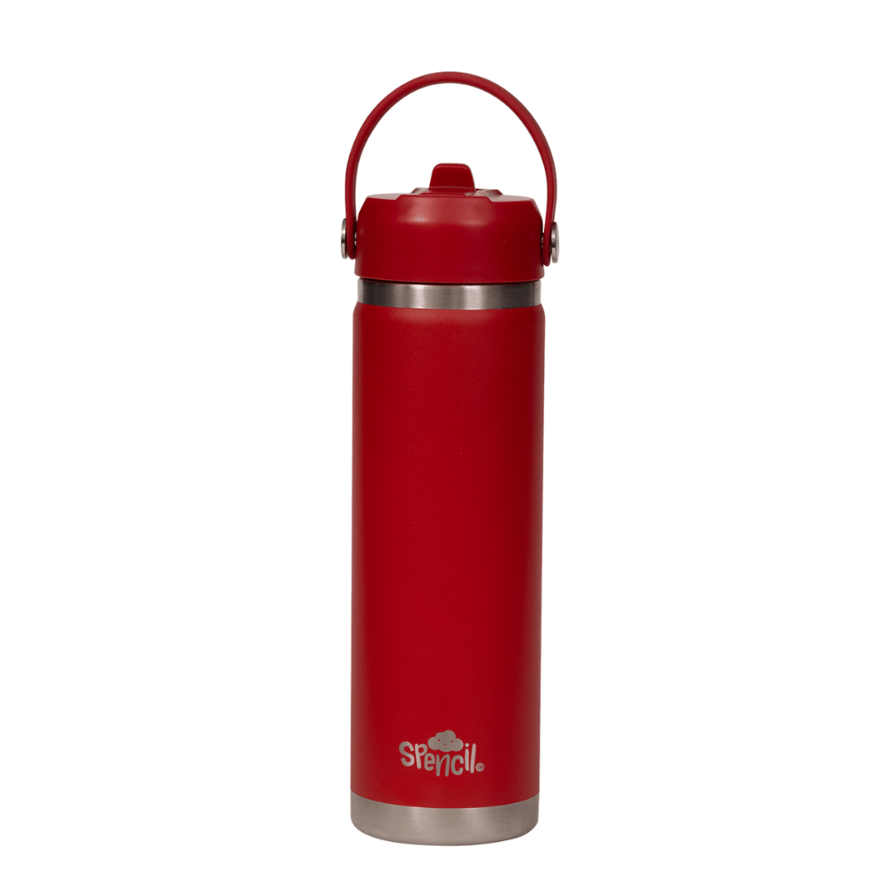 PRE-ORDER - Spencil BIG Insulated Drink Bottle 650ml - Fire