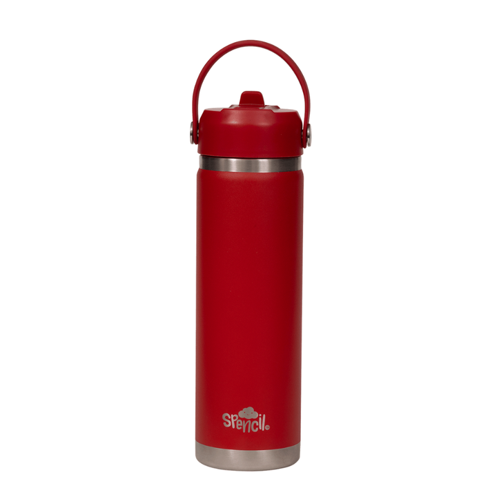 PRE-ORDER - Spencil BIG Insulated Drink Bottle 650ml - Fire