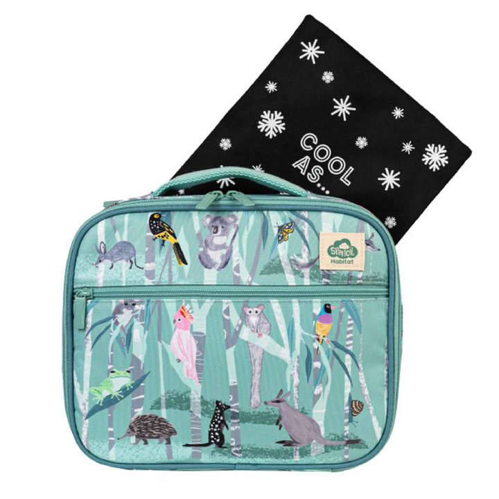 Spencil Habitat BIG Cooler Lunch Bag + Chill Pack  - Threatened Aussies