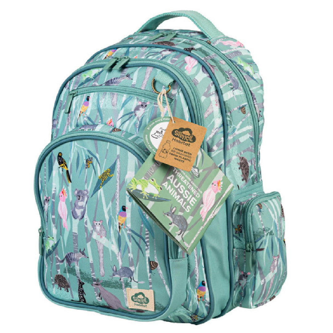 Spencil Habitat Big Kids Backpack - Threatened Aussies
