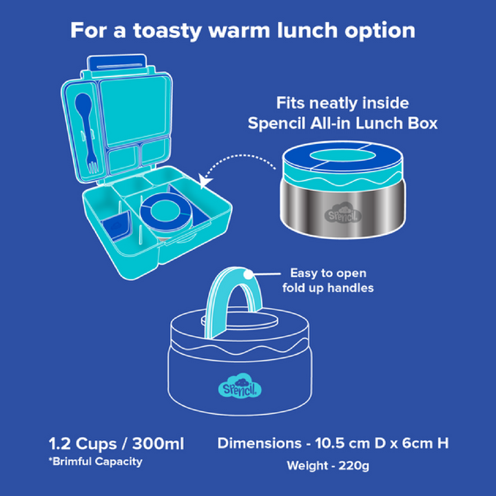 Spencil All-in Lunch & Snack Bundle - Fuchsia