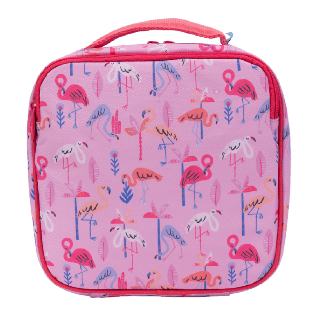 Spencil Little Cooler Lunch Bag + Chill Pack - Flamingo Splash