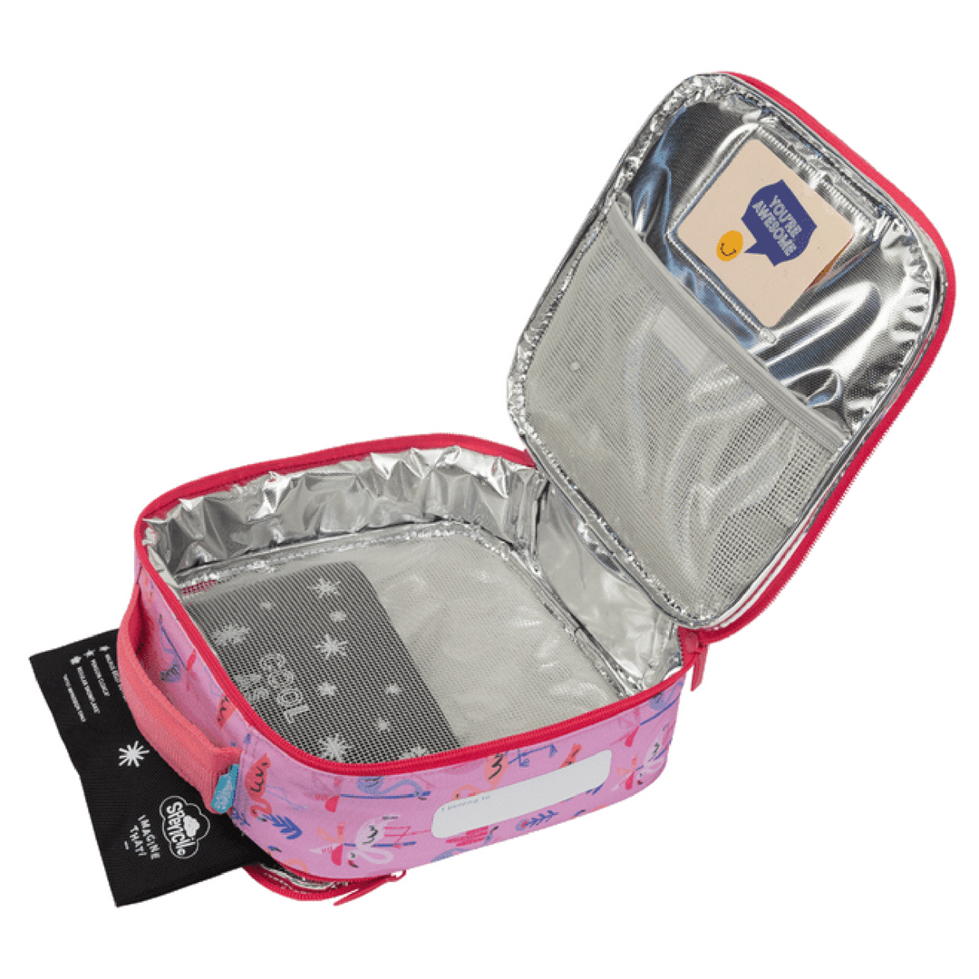 Spencil LITTLE Insulated Bag & Backpack Bundle - Flamingo Splash