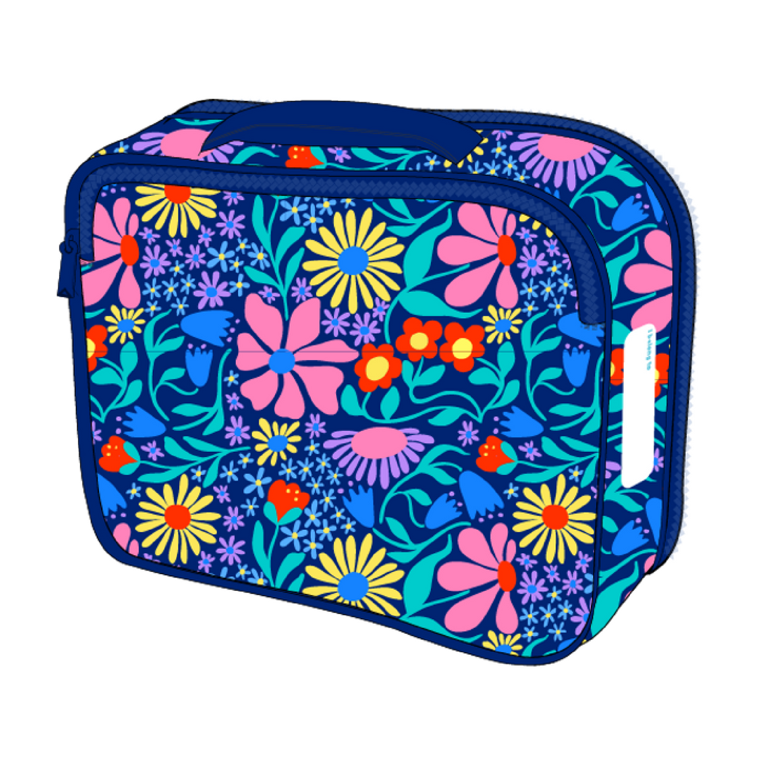 Spencil Little Cooler Lunch Bag + Chill Pack - Flower Fun