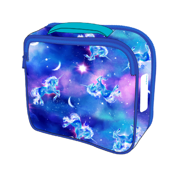 Spencil Little Cooler Lunch Bag + Chill Pack - Moonlit Unicorn