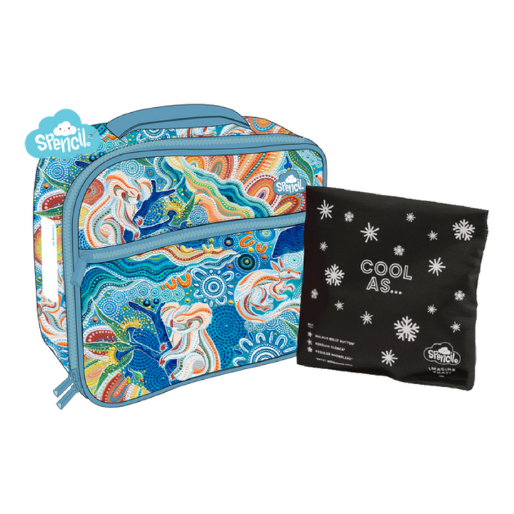 Spencil Little Cooler Lunch Bag + Chill Pack - Wani-Wani Watina