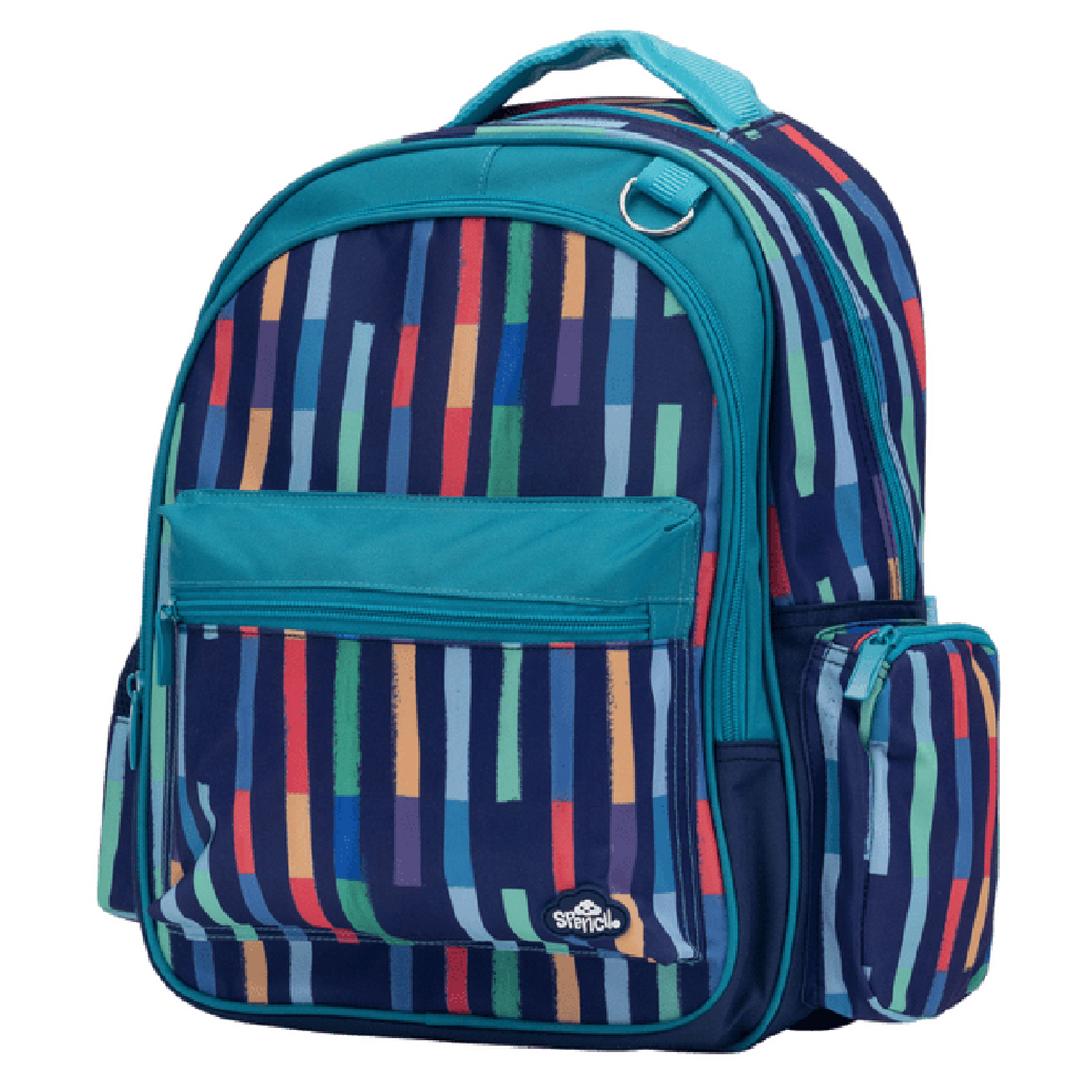 Spencil Little Kids Backpack - Bright Stripes