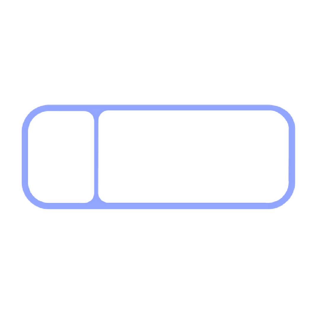 Spencil Snack Attack Box Replacement Silicone Seal - Periwinkle